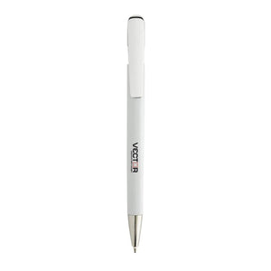 Penna Glide in rABS GRS con clip in metallo - personalizzabile con logo