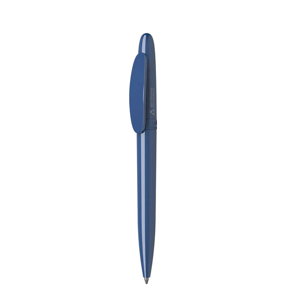 PENNA ICON GREEN RECYCLED ANTIBATTERICA blu - personalizzabile con logo