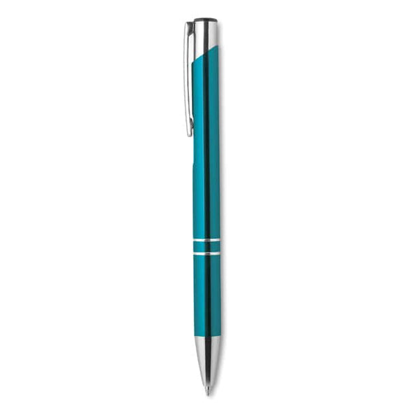 Penna in alluminio azzurro - personalizzabile con logo