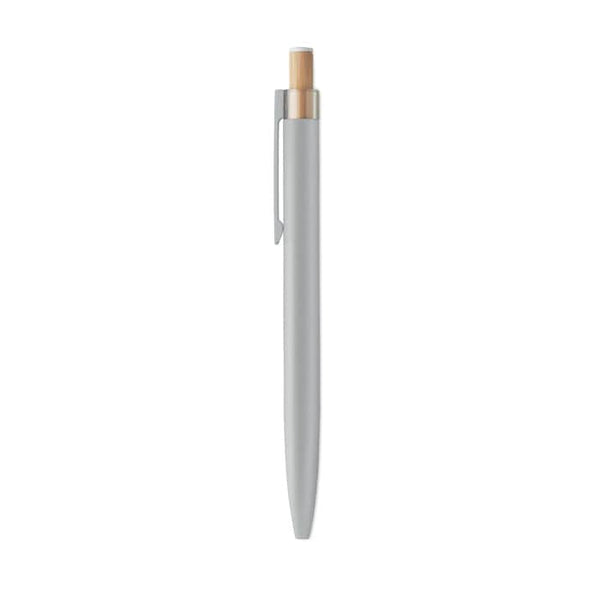 Penna in alluminio e bamboo - personalizzabile con logo