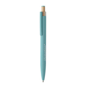 Penna in alluminio e bamboo - personalizzabile con logo