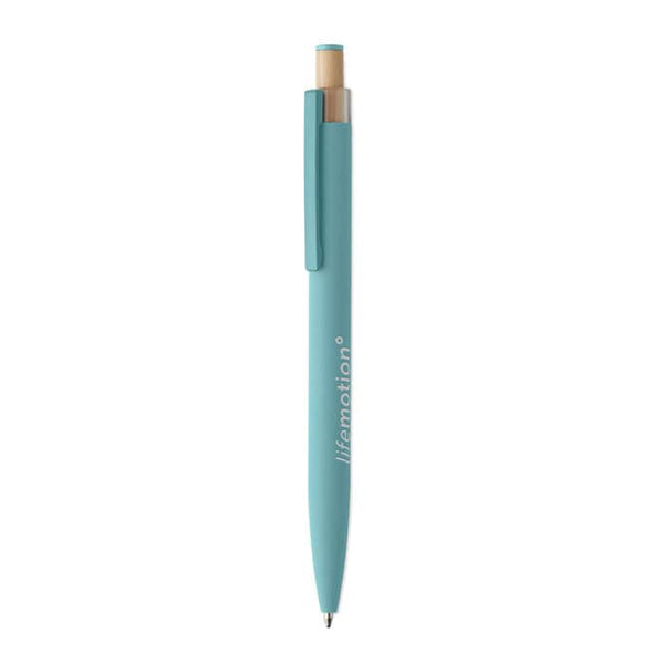 Penna in alluminio e bamboo - personalizzabile con logo
