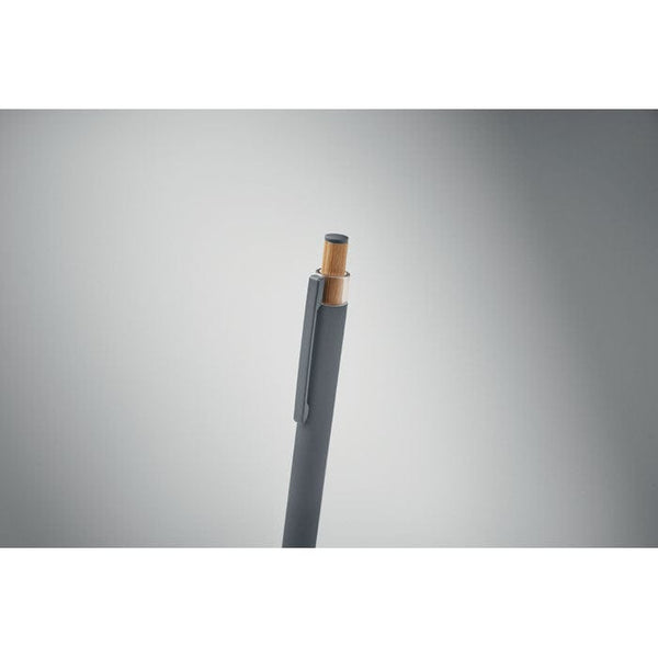 Penna in alluminio e bamboo - personalizzabile con logo