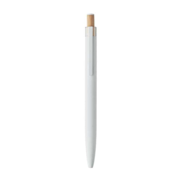 Penna in alluminio e bamboo - personalizzabile con logo