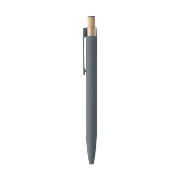 Penna in alluminio e bamboo - personalizzabile con logo