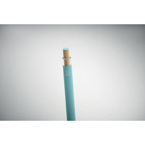 Penna in alluminio e bamboo - personalizzabile con logo