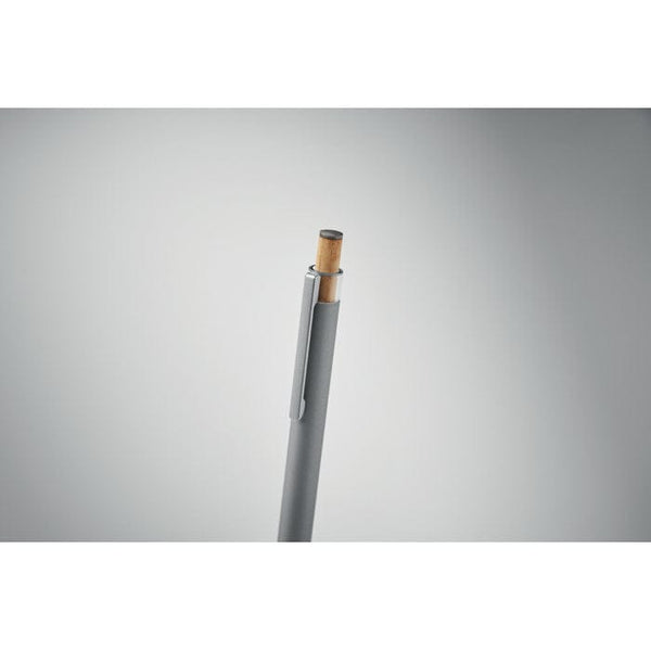 Penna in alluminio e bamboo - personalizzabile con logo