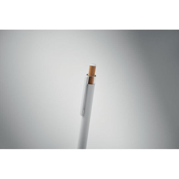 Penna in alluminio e bamboo - personalizzabile con logo
