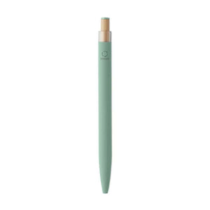 Penna in alluminio e bamboo - personalizzabile con logo