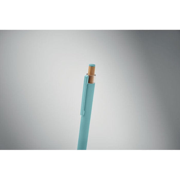 Penna in alluminio e bamboo - personalizzabile con logo