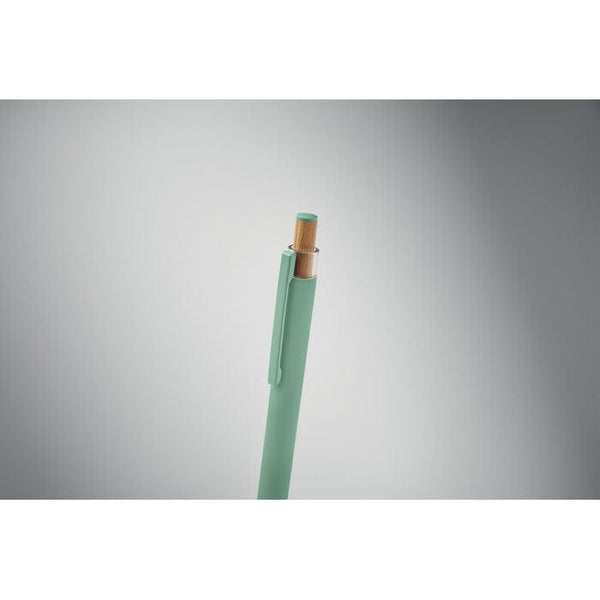Penna in alluminio e bamboo - personalizzabile con logo