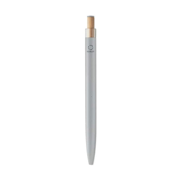 Penna in alluminio e bamboo - personalizzabile con logo