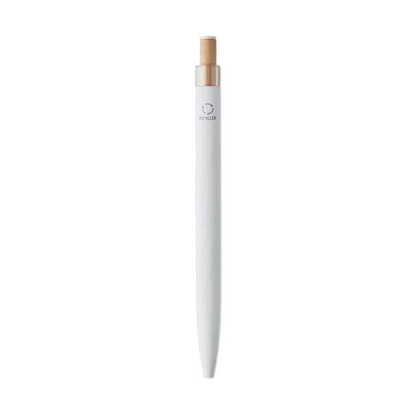 Penna in alluminio e bamboo - personalizzabile con logo