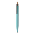Penna in alluminio e sughero blu - personalizzabile con logo