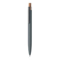 Penna in alluminio e sughero grigio - personalizzabile con logo