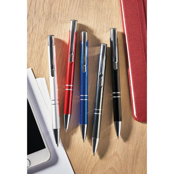 Penna in alluminio Colore: Nero, azzurro, bianco, color argento, grigio, oro, rosso, royal, verde €0.42 - KC8893-03