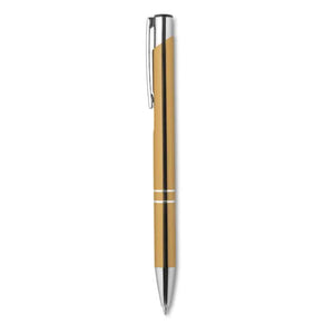 Penna in alluminio oro - personalizzabile con logo