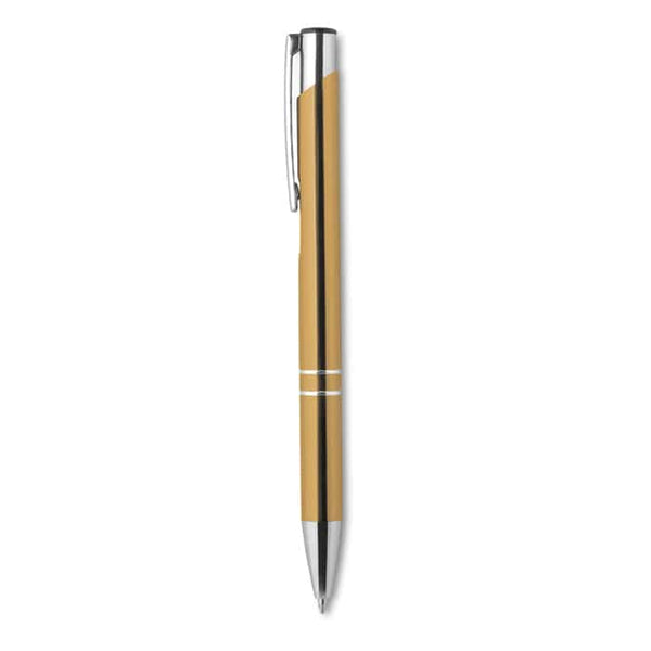 Penna in alluminio oro - personalizzabile con logo