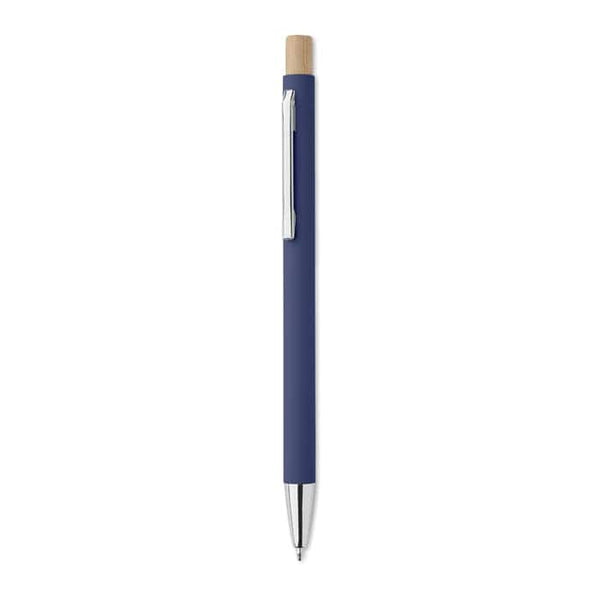 Penna in alluminio riciclato Blu - personalizzabile con logo