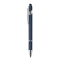 Penna in alluminio riciclato touch blu navy - personalizzabile con logo