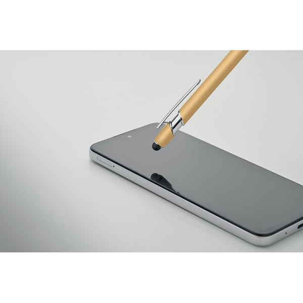 Penna in alluminio riciclato touch - personalizzabile con logo