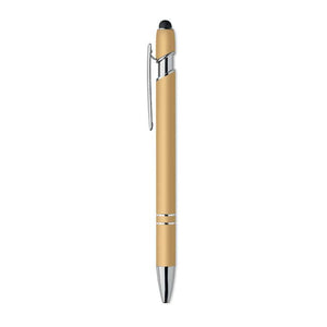 Penna in alluminio riciclato touch - personalizzabile con logo