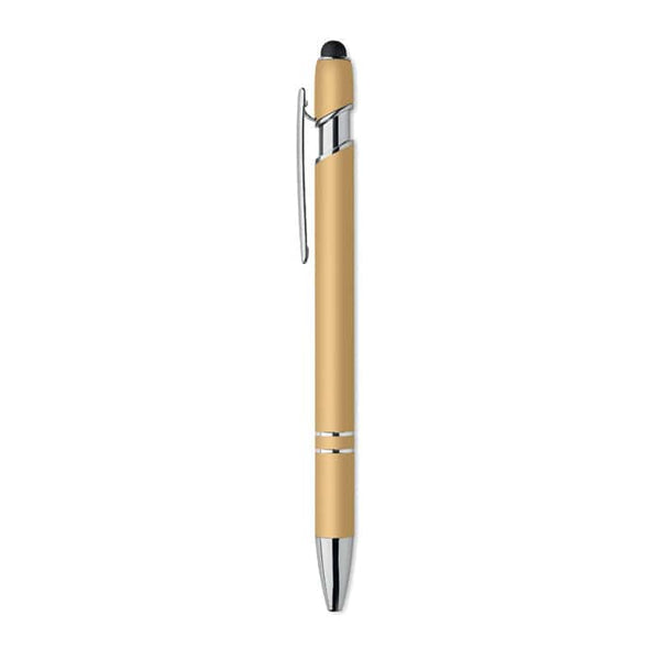 Penna in alluminio riciclato touch - personalizzabile con logo