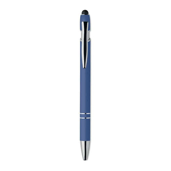 Penna in alluminio riciclato touch - personalizzabile con logo