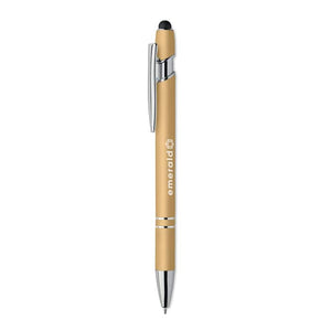 Penna in alluminio riciclato touch - personalizzabile con logo