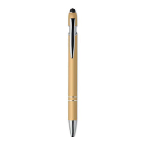 Penna in alluminio riciclato touch - personalizzabile con logo