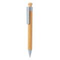 Penna in bambù con clip in fibra di grano Colore: blu €0.89 - P610.545
