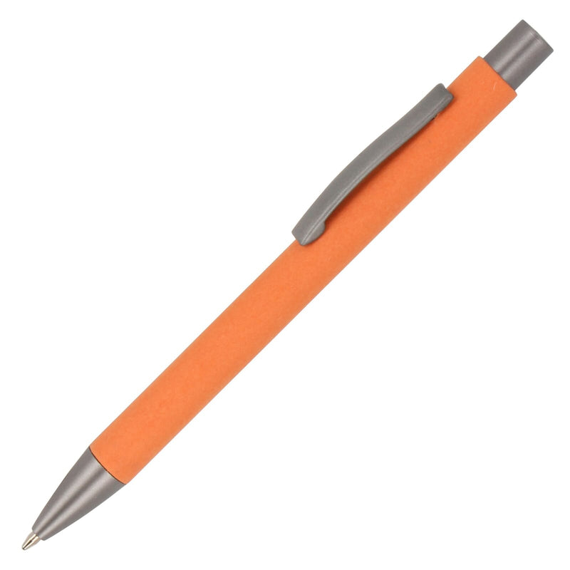 Penna in Carta Coloroata New York Arancione - personalizzabile con logo