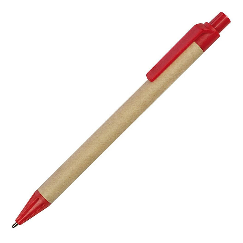 Penna in carta Rosso - personalizzabile con logo