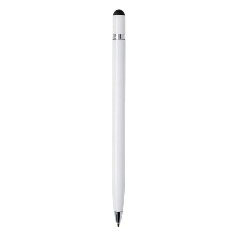 Penna in metallo Simplistic bianco - personalizzabile con logo