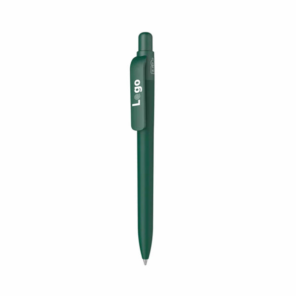 Penna made in Italy - Oceanworks® - gommata verde scuro - personalizzabile con logo