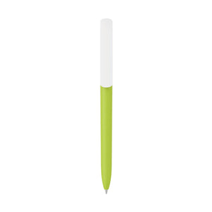 Penna made in Italy - plastica post industriale - cap bianco - personalizzabile con logo