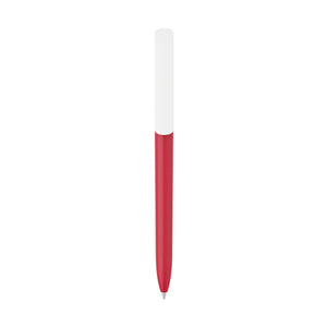 Penna made in Italy - plastica post industriale - cap bianco - personalizzabile con logo