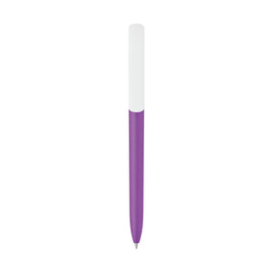 Penna made in Italy - plastica post industriale - cap bianco - personalizzabile con logo