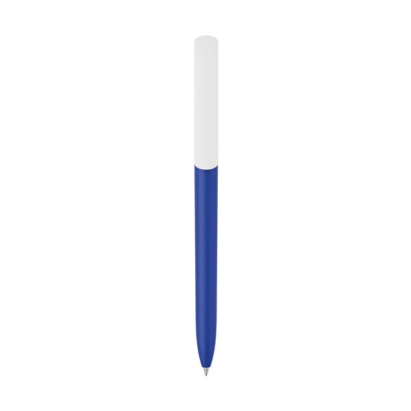 Penna made in Italy - plastica post industriale - cap bianco - personalizzabile con logo