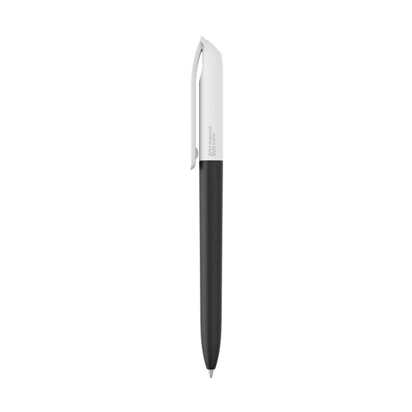 Penna made in Italy - plastica post industriale - cap bianco - personalizzabile con logo