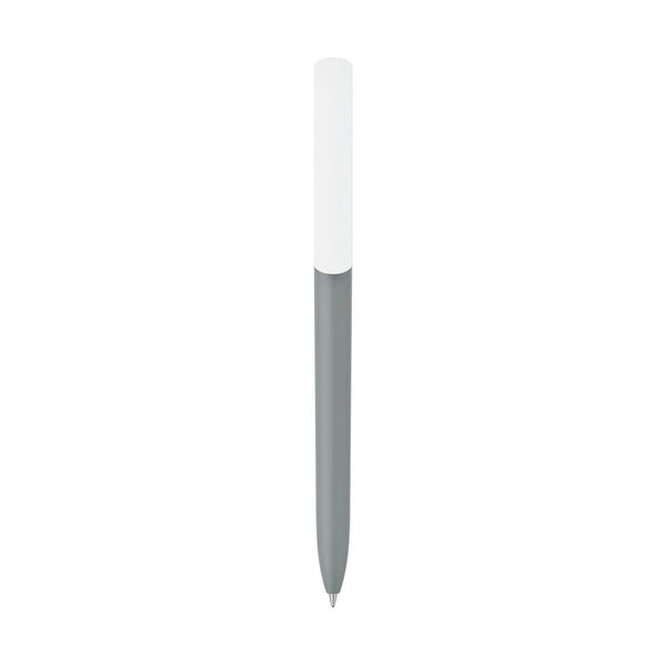 Penna made in Italy - plastica post industriale - cap bianco - personalizzabile con logo