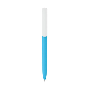 Penna made in Italy - plastica post industriale - cap bianco - personalizzabile con logo