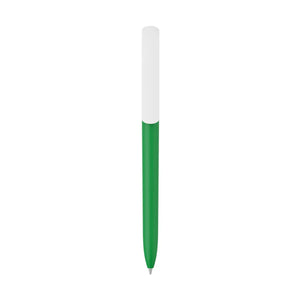 Penna made in Italy - plastica post industriale - cap bianco - personalizzabile con logo