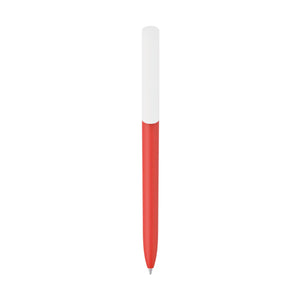 Penna made in Italy - plastica post industriale - cap bianco - personalizzabile con logo