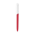 Penna made in Italy - plastica post industriale - cap bianco rosso - personalizzabile con logo