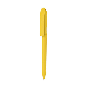 Penna made in Italy - plastica post industriale giallo - personalizzabile con logo
