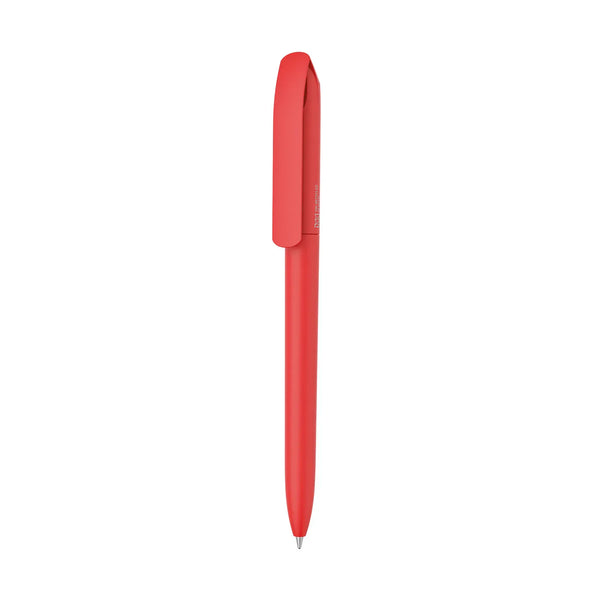 Penna made in Italy - plastica post industriale rosso vivo - personalizzabile con logo