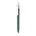 Penna made in Italy - RPET - cap bianco verde scuro - personalizzabile con logo