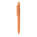 Penna made in Italy - RPET - gommata arancione - personalizzabile con logo