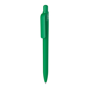 Penna made in Italy - RPET - gommata verde - personalizzabile con logo